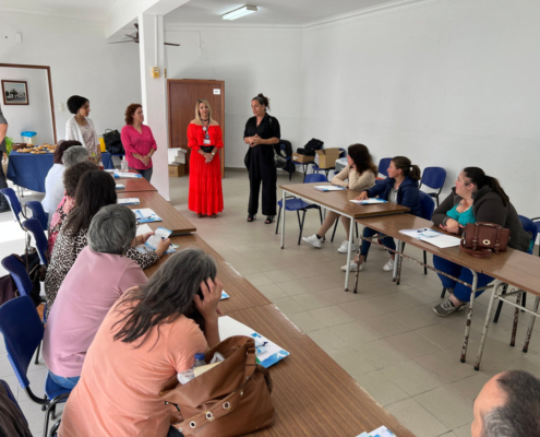 formação profissional em reunião de grupo receção