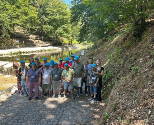 Visita ao museu da eletricidade e à praia fluvial Doutor Pedro