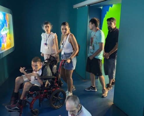 Verão dos clientes da appacdm em descoberta marinha no sea life em Matosinhos