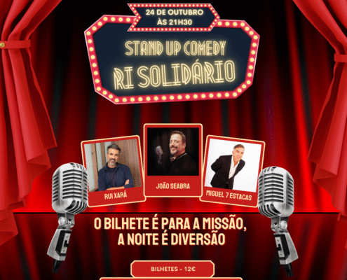 cartaz ri solidário com locais de venda dos bilhetes