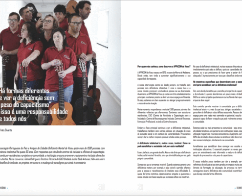 página do artigo da focussocial sobre a appacdm