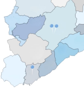mapa estabelecimentos APPACDM