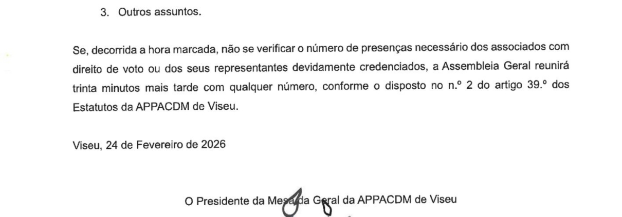 Convocatória geral 28 março 2026