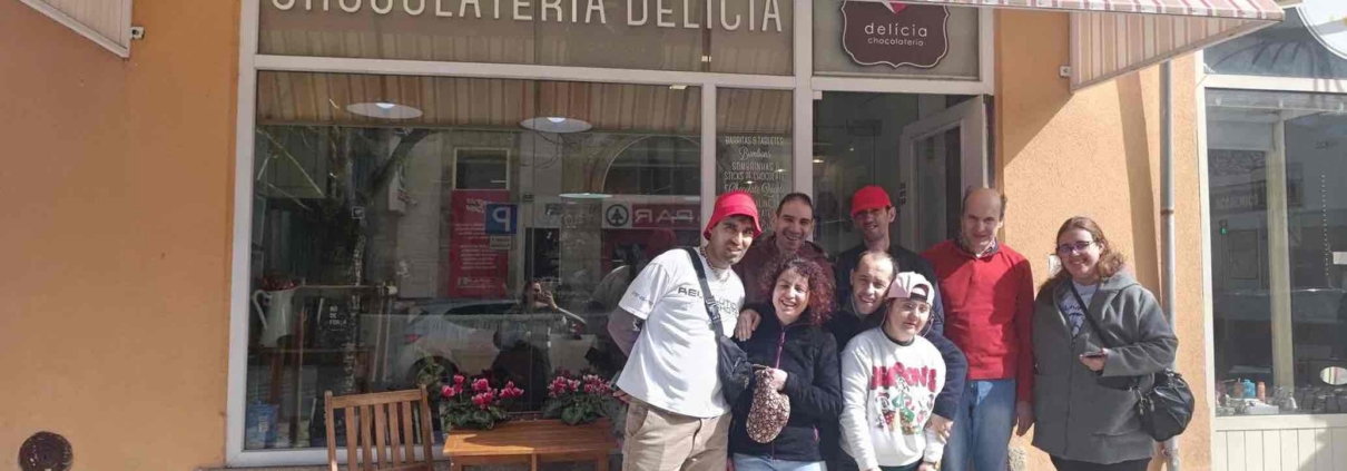 Visita Chocolateria Delicia clientes EVF