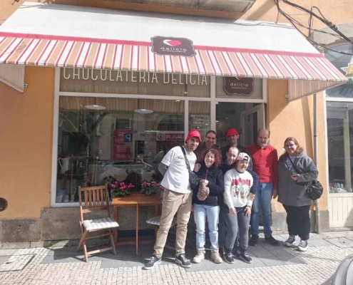 Visita Chocolateria Delicia clientes EVF