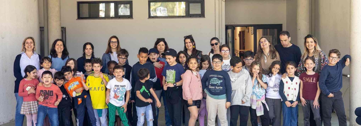 visita crianças escola paradinha