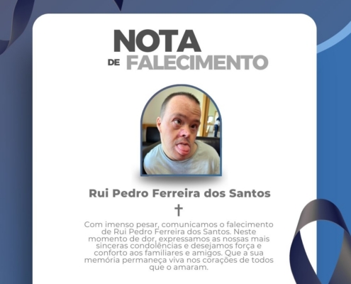 Falecimento Rui Pedro Ferreira dos Santos
