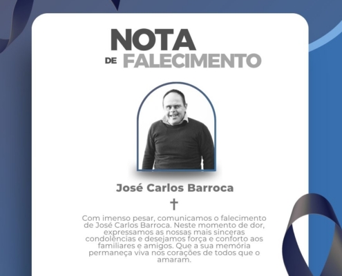 Nota Falecimento José Carlos Barroca
