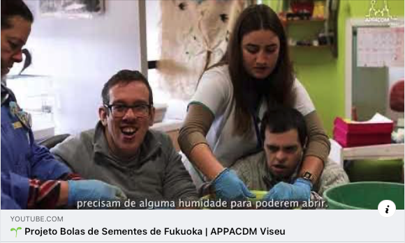 III Ação de Reflorestação do Projeto Bolas de Fukuoka Oficina da Natureza