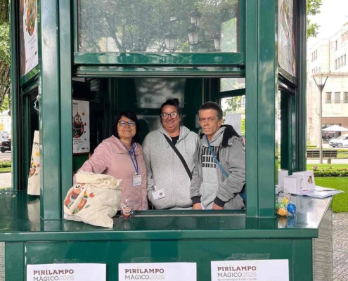 Os nossos clientes já estão nas barracas do Pirilampo Mágico