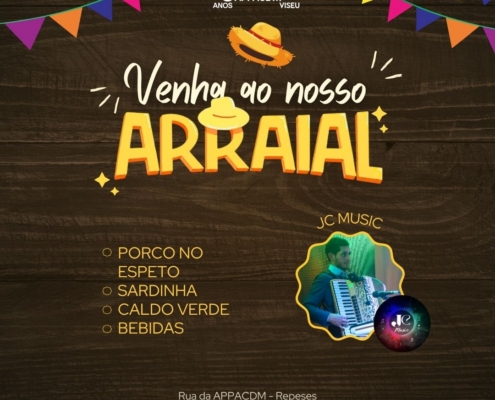O Arraial da APPACDM de Viseu está a chegar e a animação está garantida!