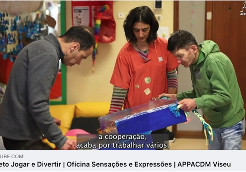 Projeto Jogar e Divertir Oficina Sensações e Expressões