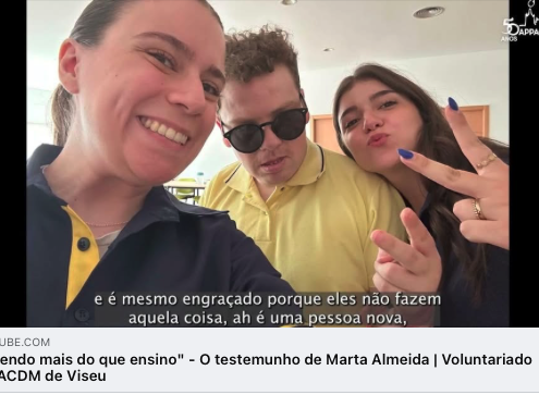 O testemunho de Marta Almeida | Voluntariado