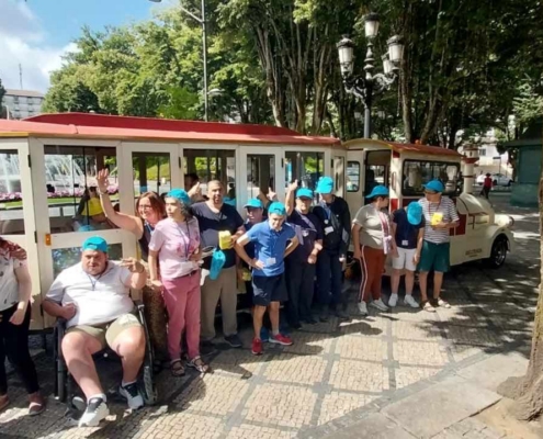 Passeio no Comboio Turístico da cidade
