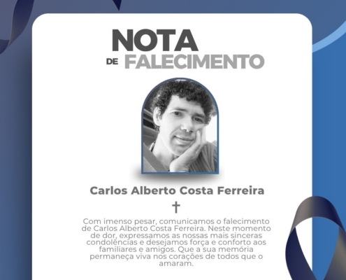 Nota de Falecimento Carlos Alberto Costa Ferreira